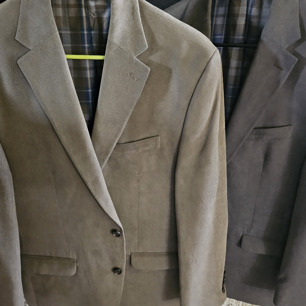 Two mens sports coats